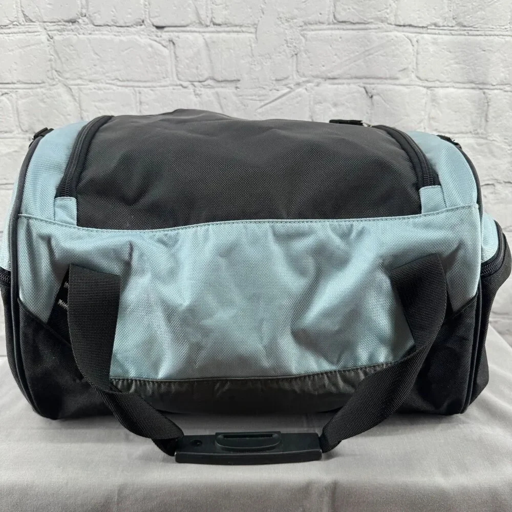 Ogio Gym Duffle Bag 35 Liter Light Blue & Black Heavy Duty Travel Sports